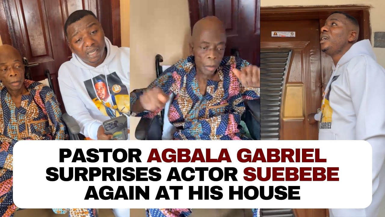 Pst. Agbala surprises Actor Suebebe at home, in weak state, watch his reactions #trending