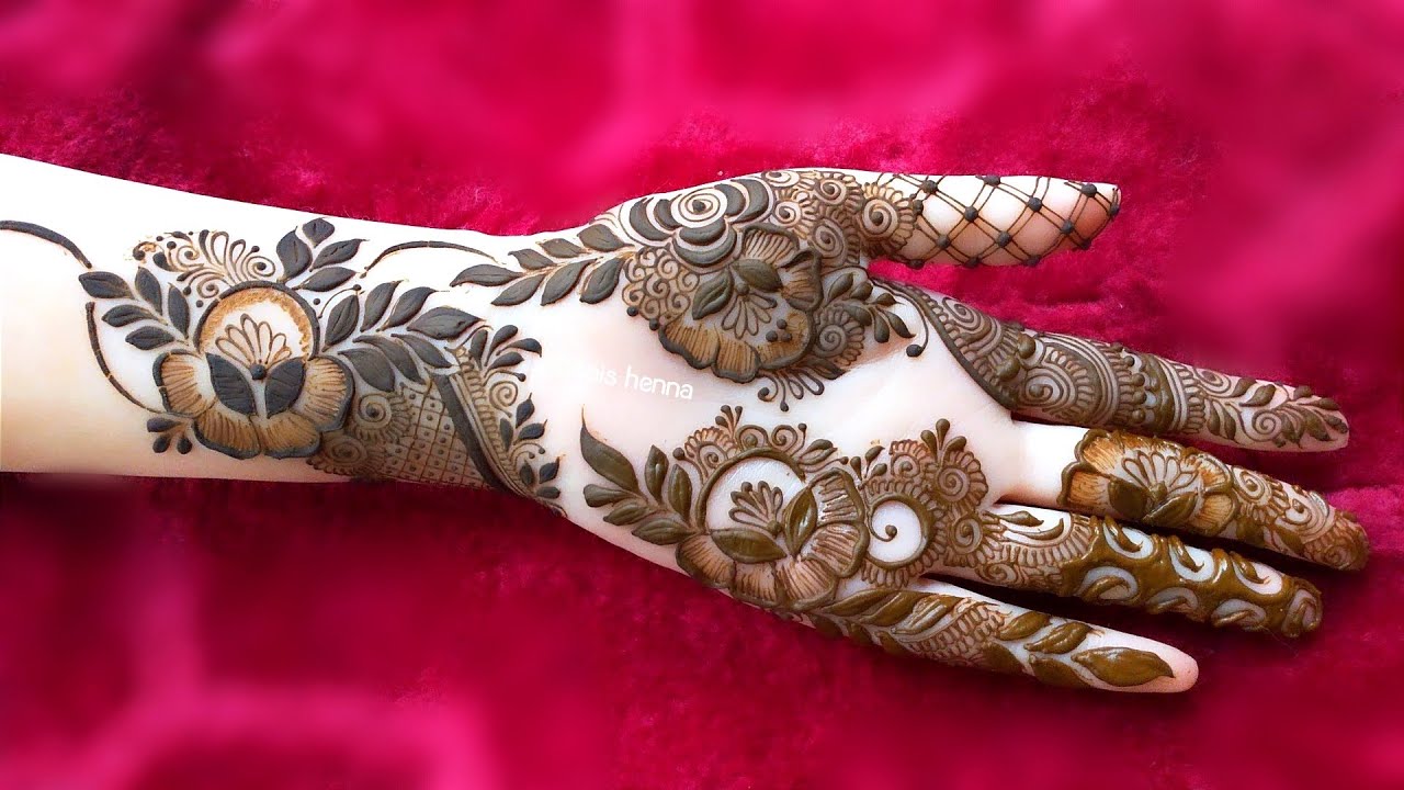 Very beautiful front hand mehndi design | easy mehndi design | mehndi ka design | mehndi design