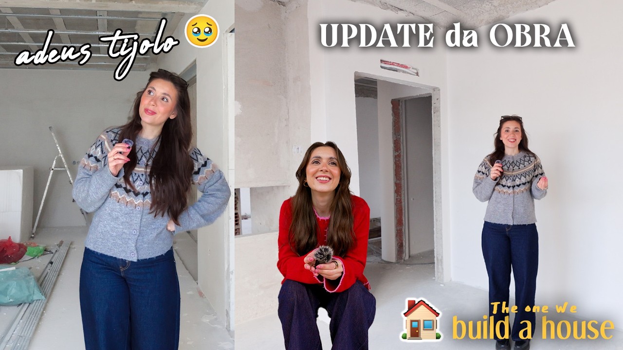 JÁ TEMOS PAREDES REBOCADAS 🥹  CANALIZAÇÃO FINALIZADA 🏠 | Ep.4 | Joana Gentil