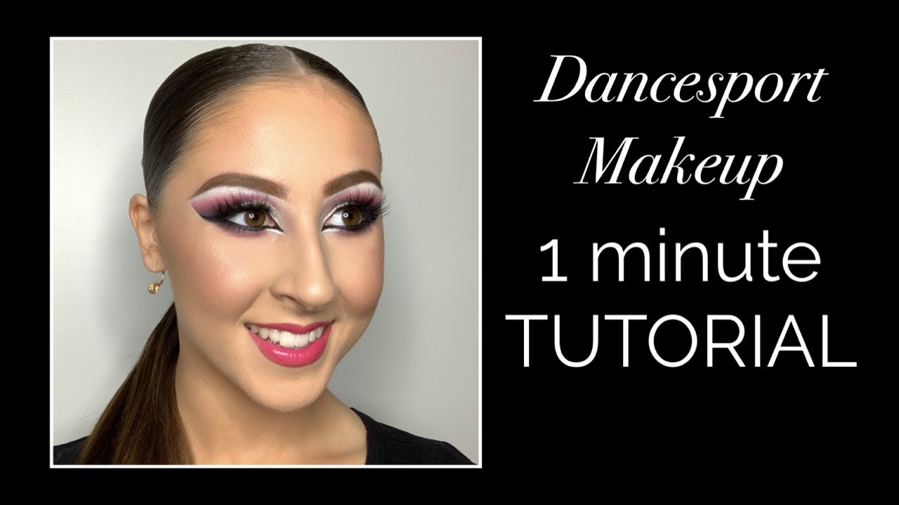 DANCESPORT MAKEUP - 1 minute tutorial!
