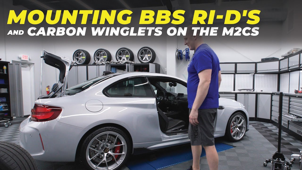 Mounting BBS RI-D's and Carbon Winglets on the M2CS