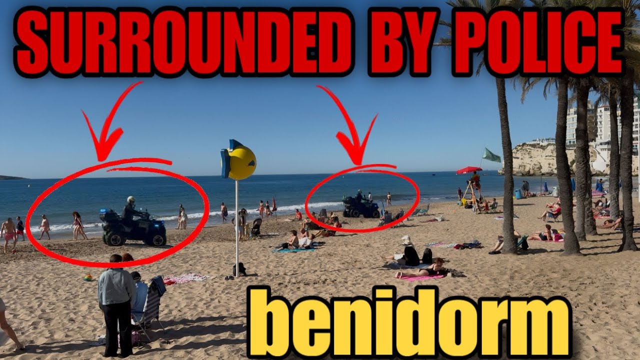 Пляж Леванте &mdash; переполнен полицией! 🚔🏖️