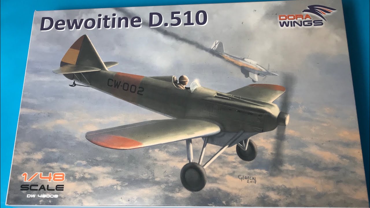 Dora Wings 1/48 Dewotine D.510 In Box Review