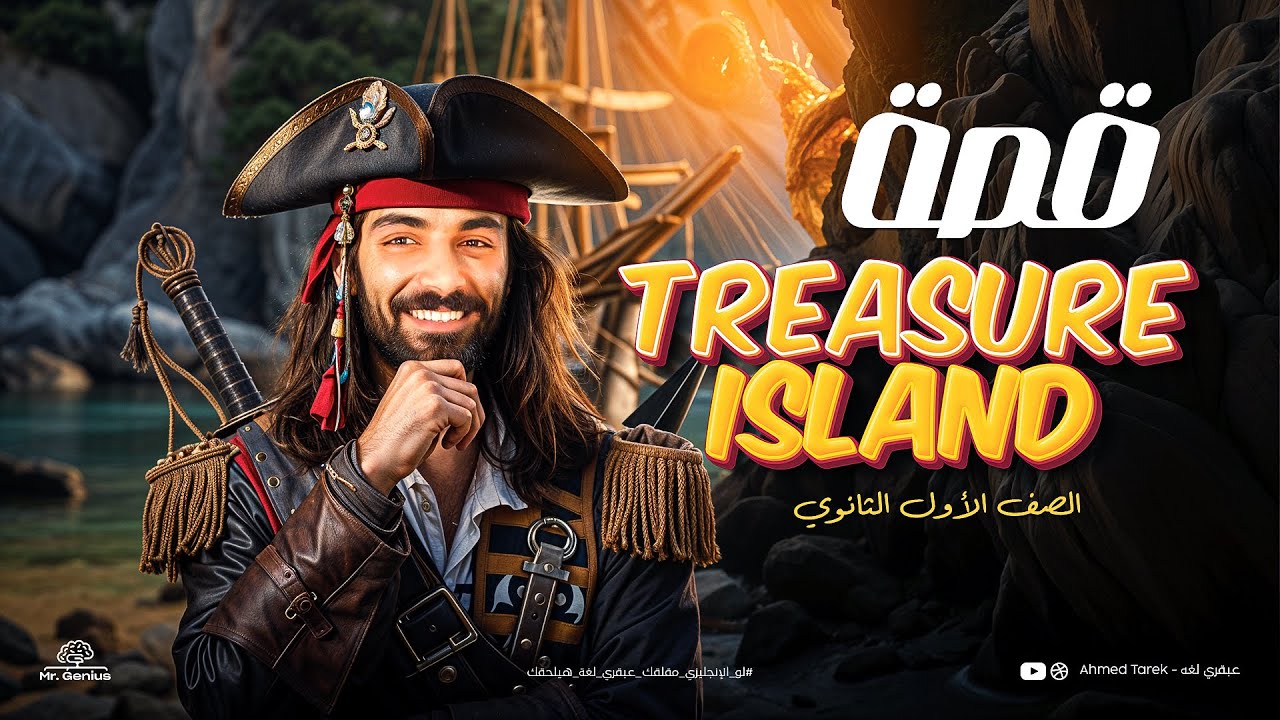 قصة جزيرة الكنز كاملة - Treasure Island - انجليزي اولى ثانوي 2025
