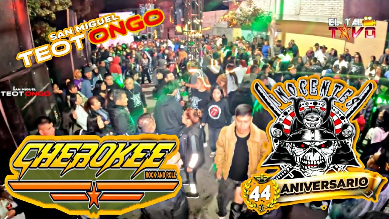 Los muñecos del CHEROKEE Rock and Roll/44 Aniversario de los INOCENTES San Miguel Teotongo