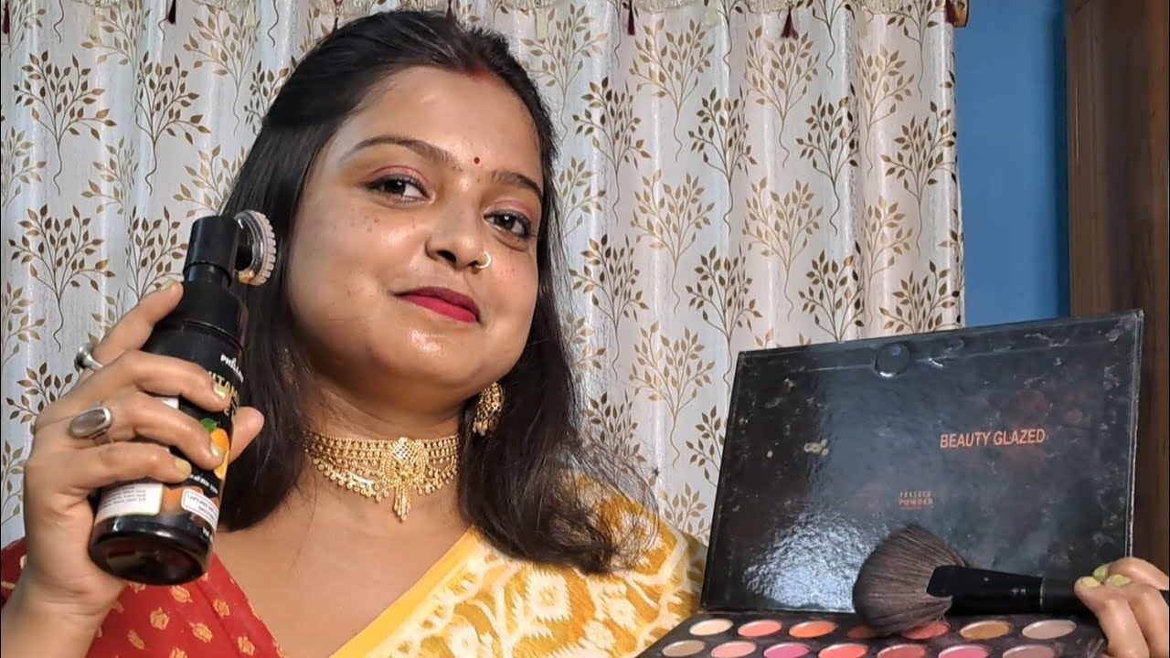asmr doing  my face party Makeup 💄 Roleplay