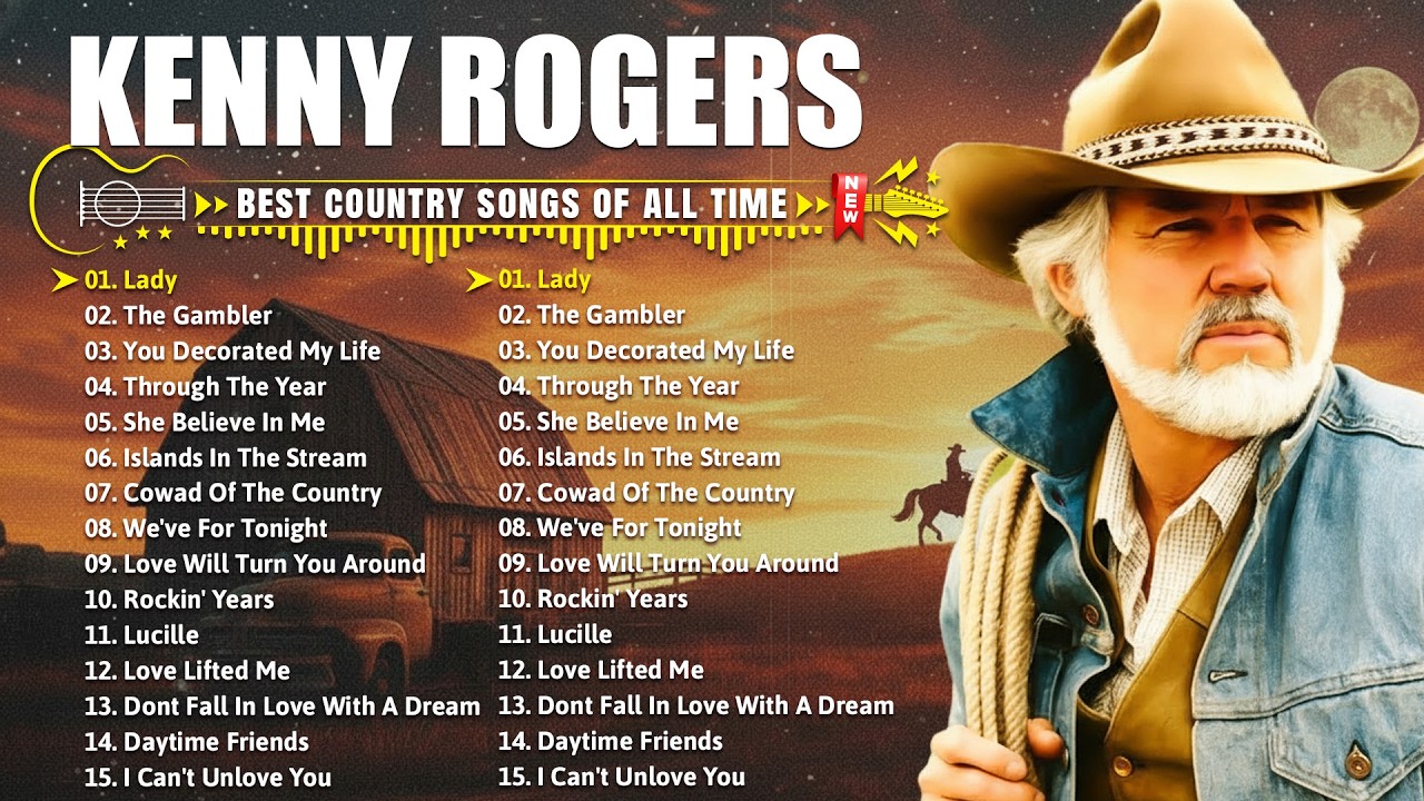 Kenny Rogers Greatest Hits 2026🔥She Believes In Me 🌄Heartfelt Country Love Songs That Never Fade