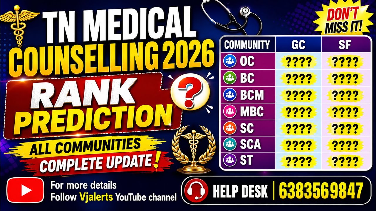 Government vs Self Finance 🔥 TN Medical Counselling 2026 | Rank Prediction Explained | 2026