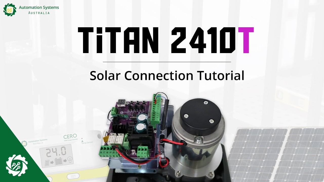 Titan 2410T Solar Connections - Automation Systems Australia
