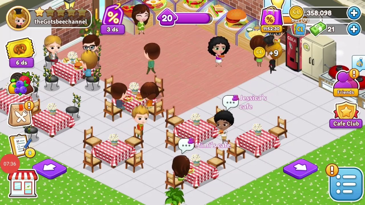 LET'S PLAY MY OWN CAFE LAND WORLD KITCHEN EXPERIENCE MOBILE ONLINE GAMES