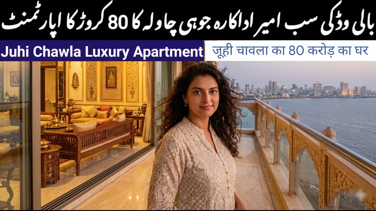 Juhi Chawla's luxury apartment worth eighty crores | Richest bollywood star house| halal baaten