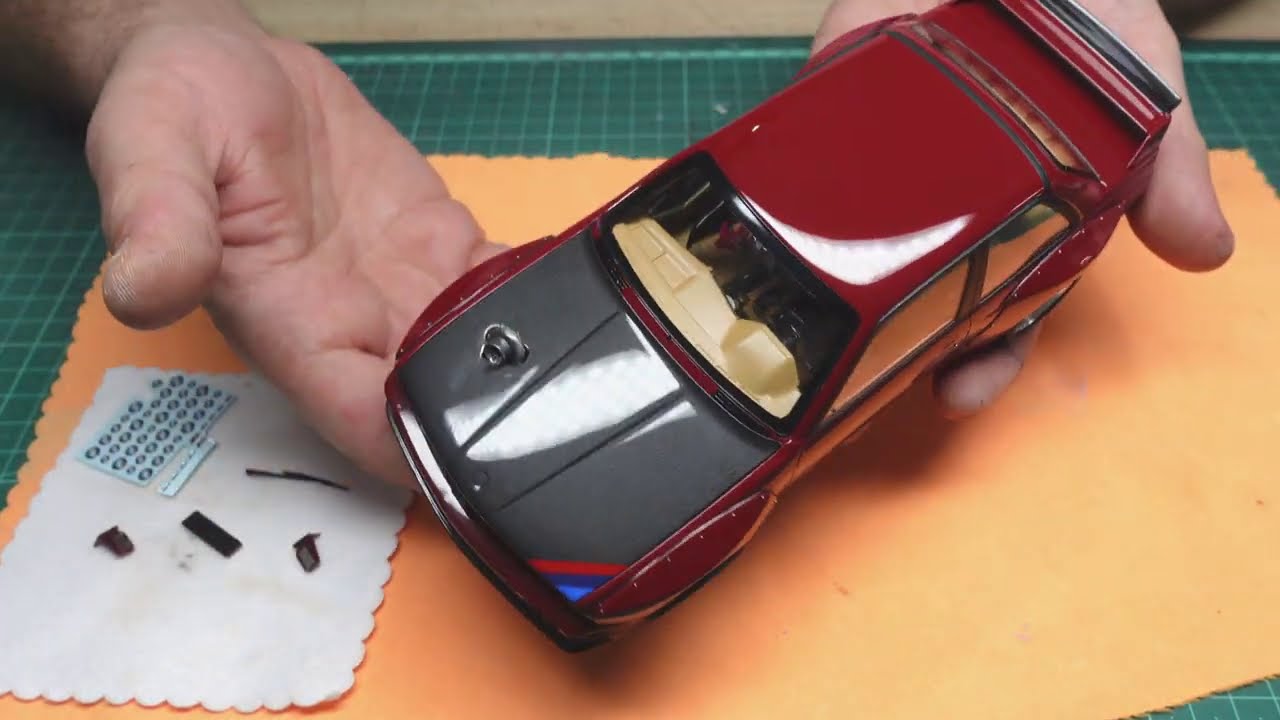 PART 9 HOW TO PAINT AND GLUE CLEAR PARTS