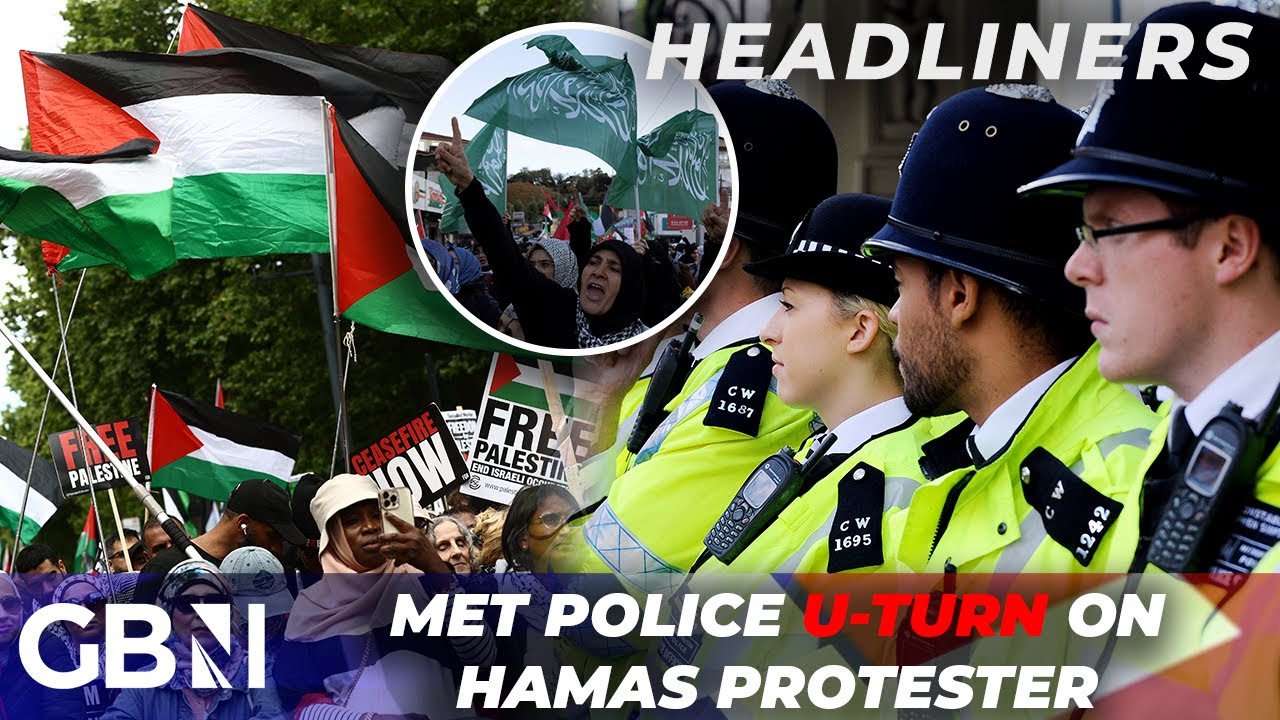 Met Police &lsquo;SHAMED into doing their job&rsquo; after officers REFUSE to arrest Hamas glorifying protester