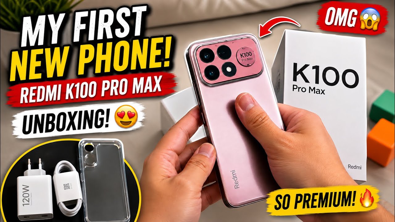 Redmi K100 Pro Max Unboxing &ndash; My First Look at This Premium Redmi Phone!