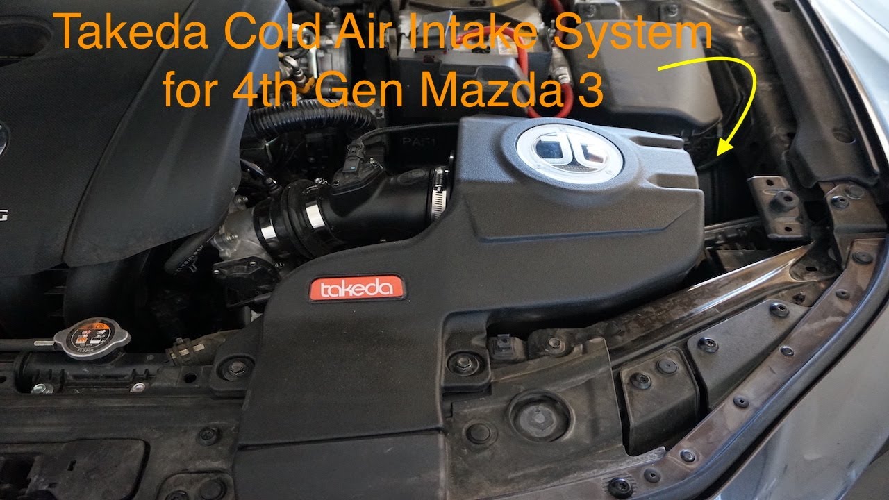 Обзор системы холодного впуска воздуха aFe Power | Mazda 3 2019–2023 гг.