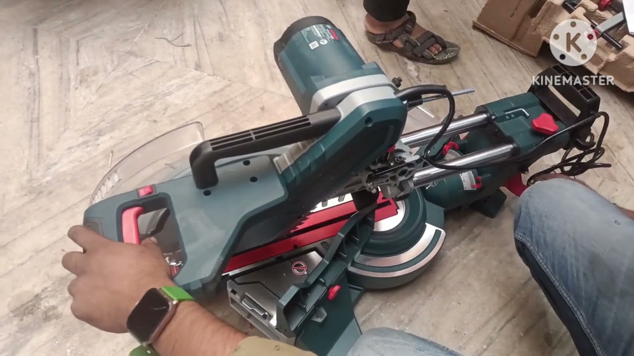 BOSCH 12 INCHES MITER SAW MACHINE GCM 340-305 D INSTALLATION 