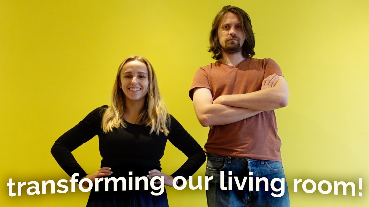 Красочное преображение гостиной! 💛🧡