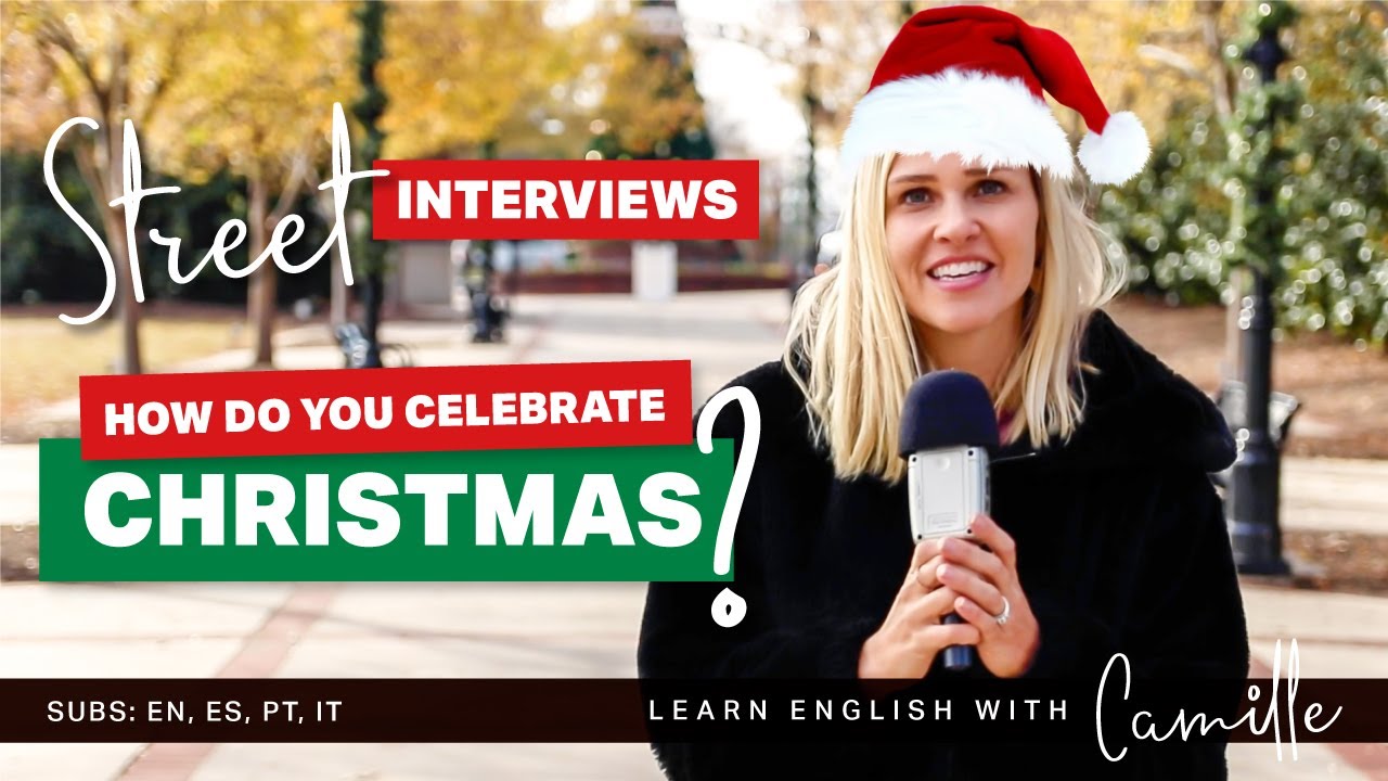 Как празднуют Рождество в США? 🎄 &mdash; Учите английский с Камиллой