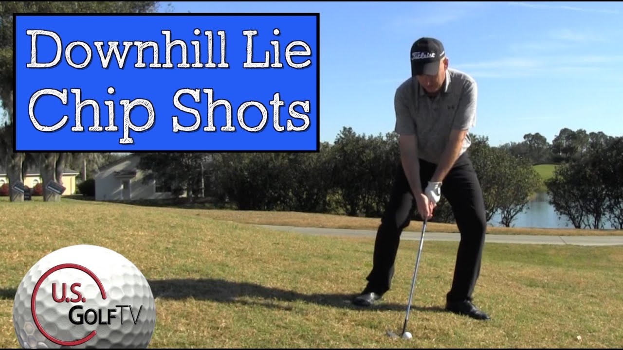 How to Hit a Downhill Lie Chip Shot