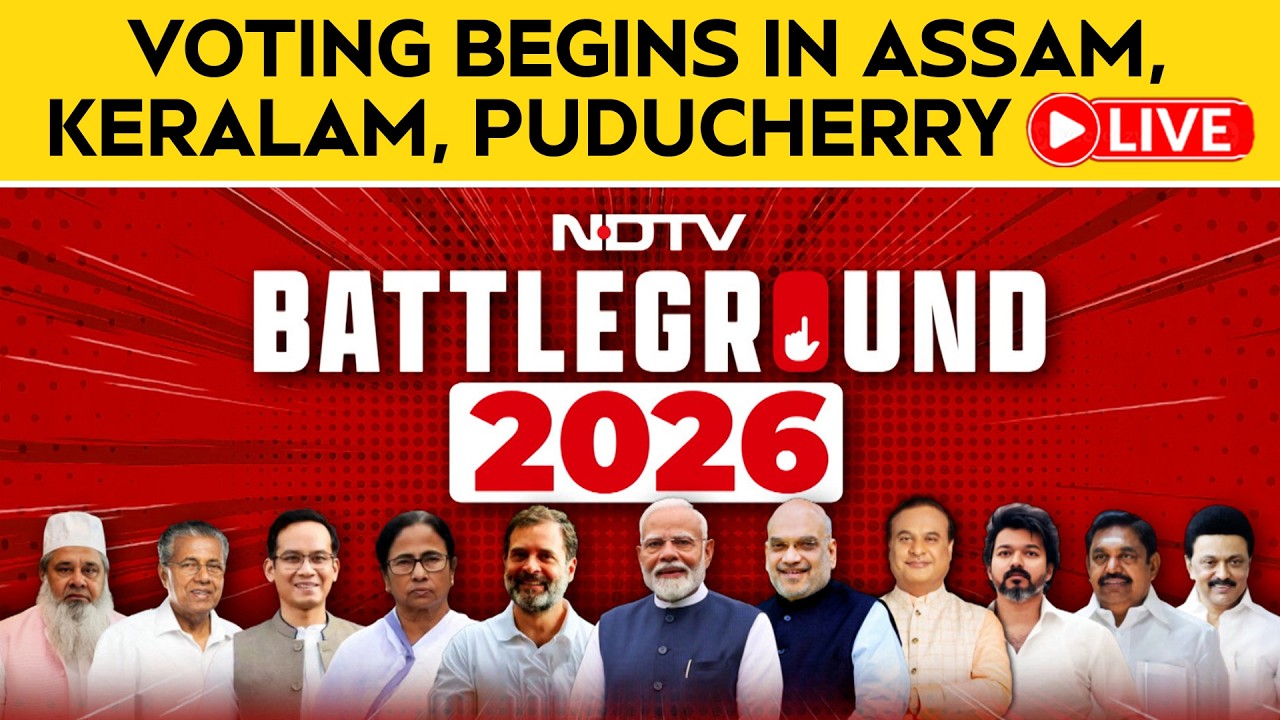 Assembly Elections 2026 LIVE Updates | Kerala Polls | Assam Polls | Puducherry Polls | Voting Begins