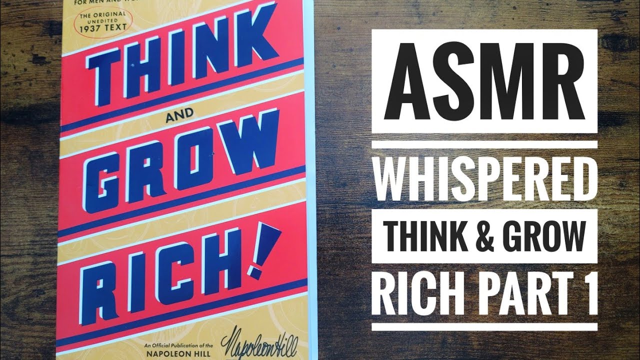 ASMR Whisper Book Reading | Think & Grow Rich by Napoleon Hill Part 1