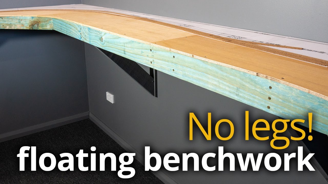 How to build strong benchwork for your model railway - no legs!