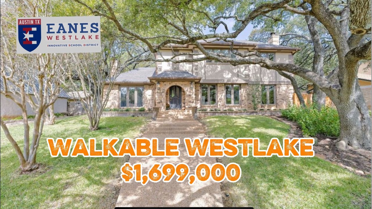 Relocate to Westlake | Walk to Eanes ISD Schools + Prime Austin Convenience I 4 Bed I Pool I $1.699M