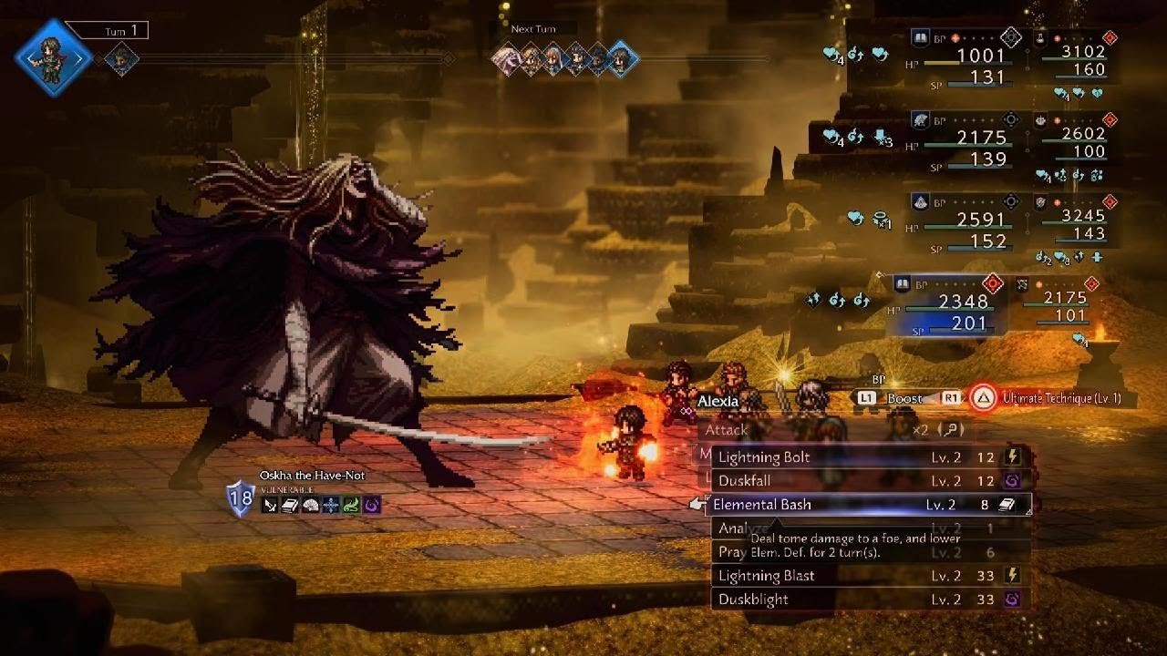 OCTOPATH TRAVELER 0 vs Oshka #1