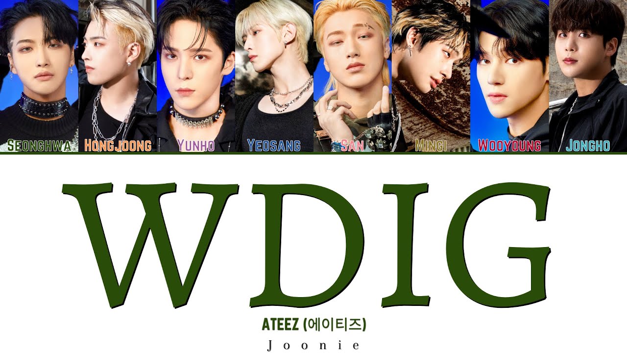 ATEEZ (에이티즈) 'WDIG' (Where Do I Go) Lyrics (Color Coded Lyrics Han/Rom/Eng)