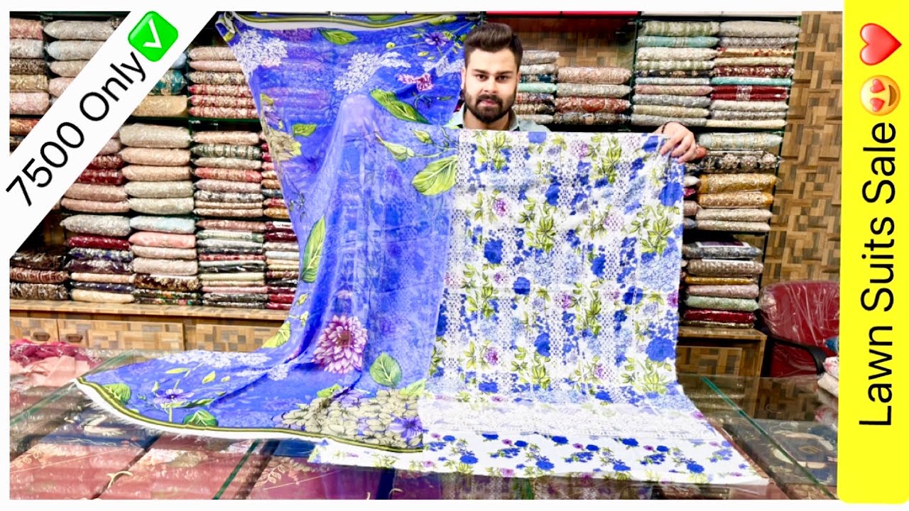 Sale Alert😍|Luxury Lawn 7500 Only❤️|20+ Plus Designs Offer💯✅|Luxury Designer Lawn Suits👗|1 Day Offer