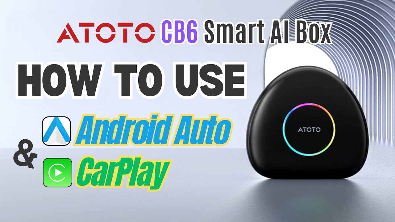 ATOTO CB6 AI Box | Jak połączyć CarPlay i Android Auto?
