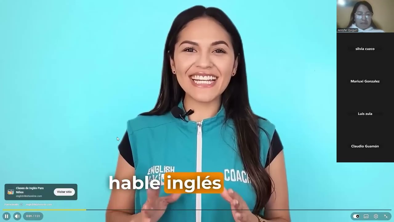 CLASE DE INGLÉS PRIMERO 