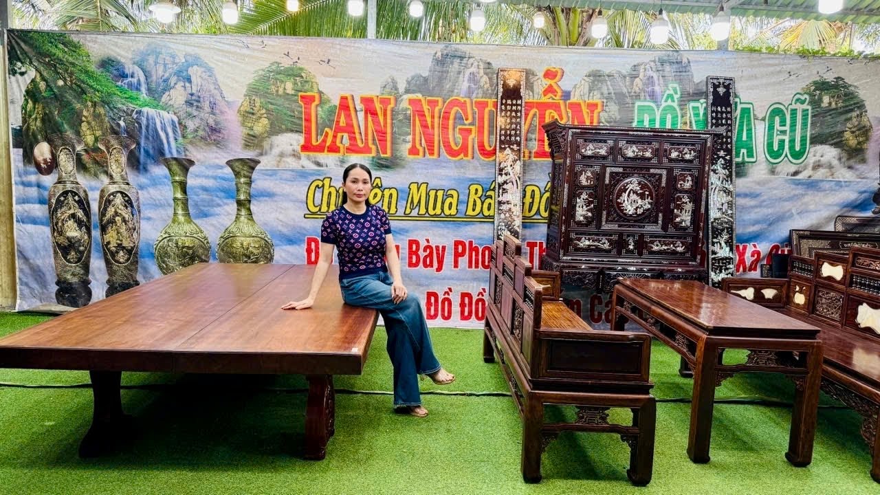 Đồ Xưa Mỹ Lan 20/12 chào bán - Bộ Ván Ngựa, Tủ Thờ Huế, Trường Kỷ Gỗ Lim, Đèn Dầu, Gốm Sứ China