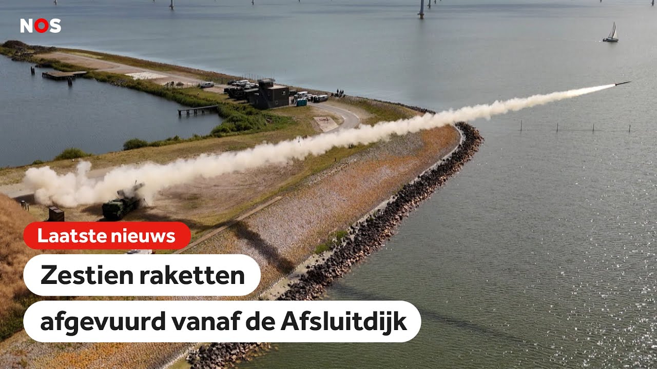 Defensie test raketten vanaf Afsluitdijk