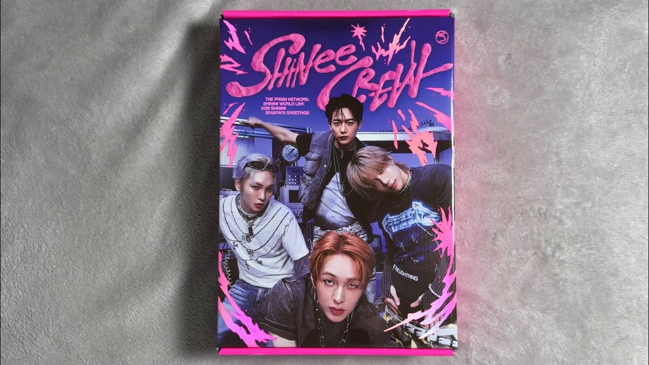 ♡Распаковка поздравительного набора SHINee «Сезонные поздравления 2026»♡