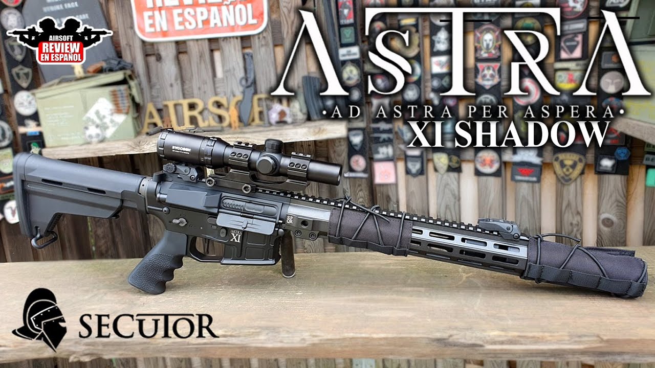 El Recce Rifle de SECUTOR ! ASTRA XI SHADOW ( Review & Test Shot ) | Airsoft Review en Español