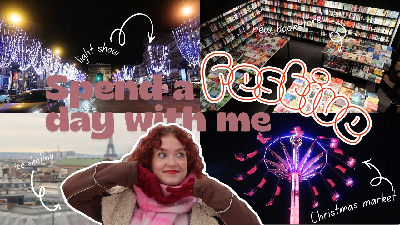 Spend a festive day in Paris with me! | bookmas day 11 📖🌟