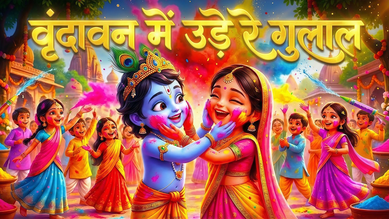 Vrindavan Mein Ude Re Gulal - वृन्दावन में उड़े रे गुलाल कह दो राधा रानी से | Holi Bhajan #holi