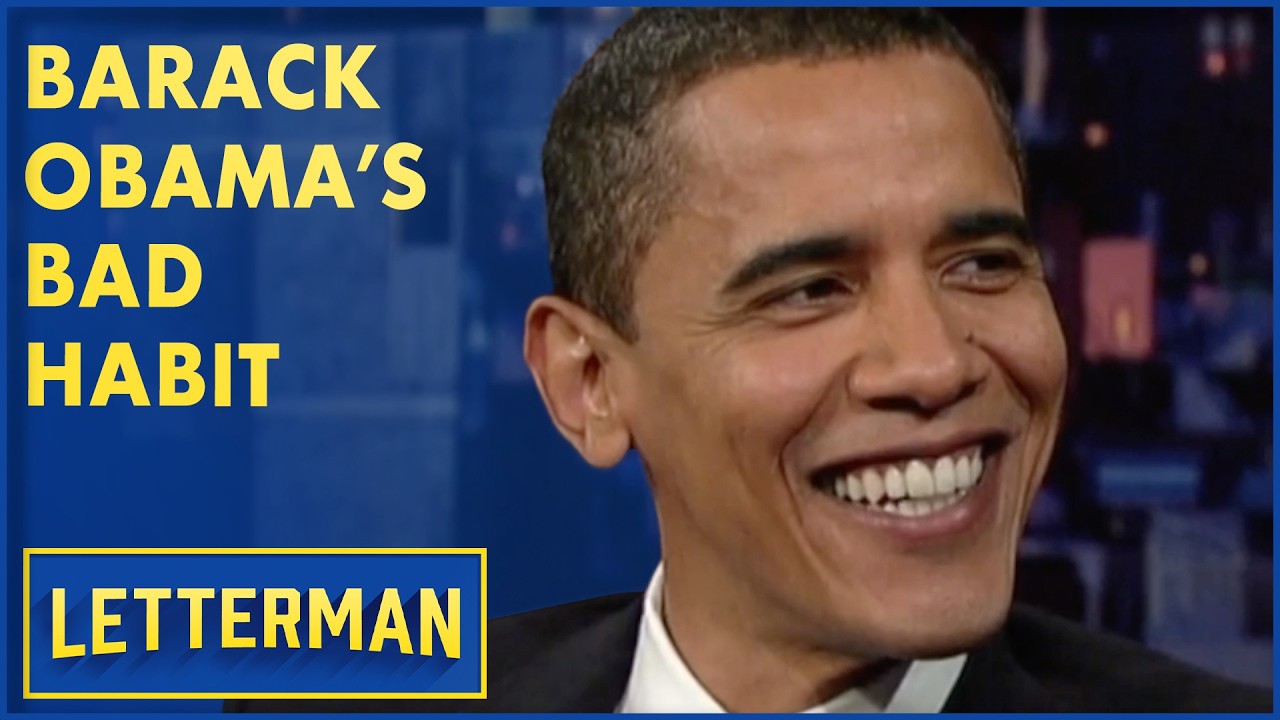 Barack Obama's Bad Habit | David Letterman