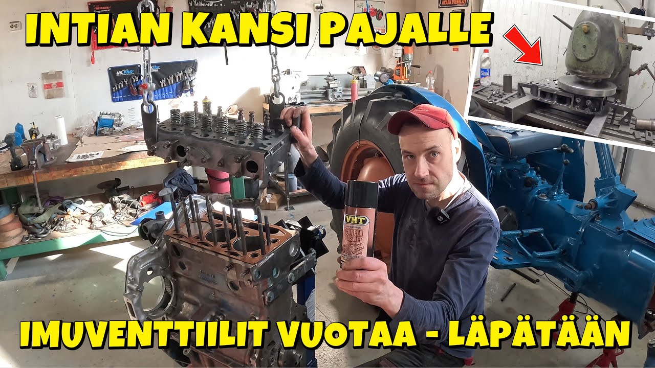 Asennetaan kansi Dextaan, kannentiiviste liimataan, Läpätään vuotavat imuventtiilit