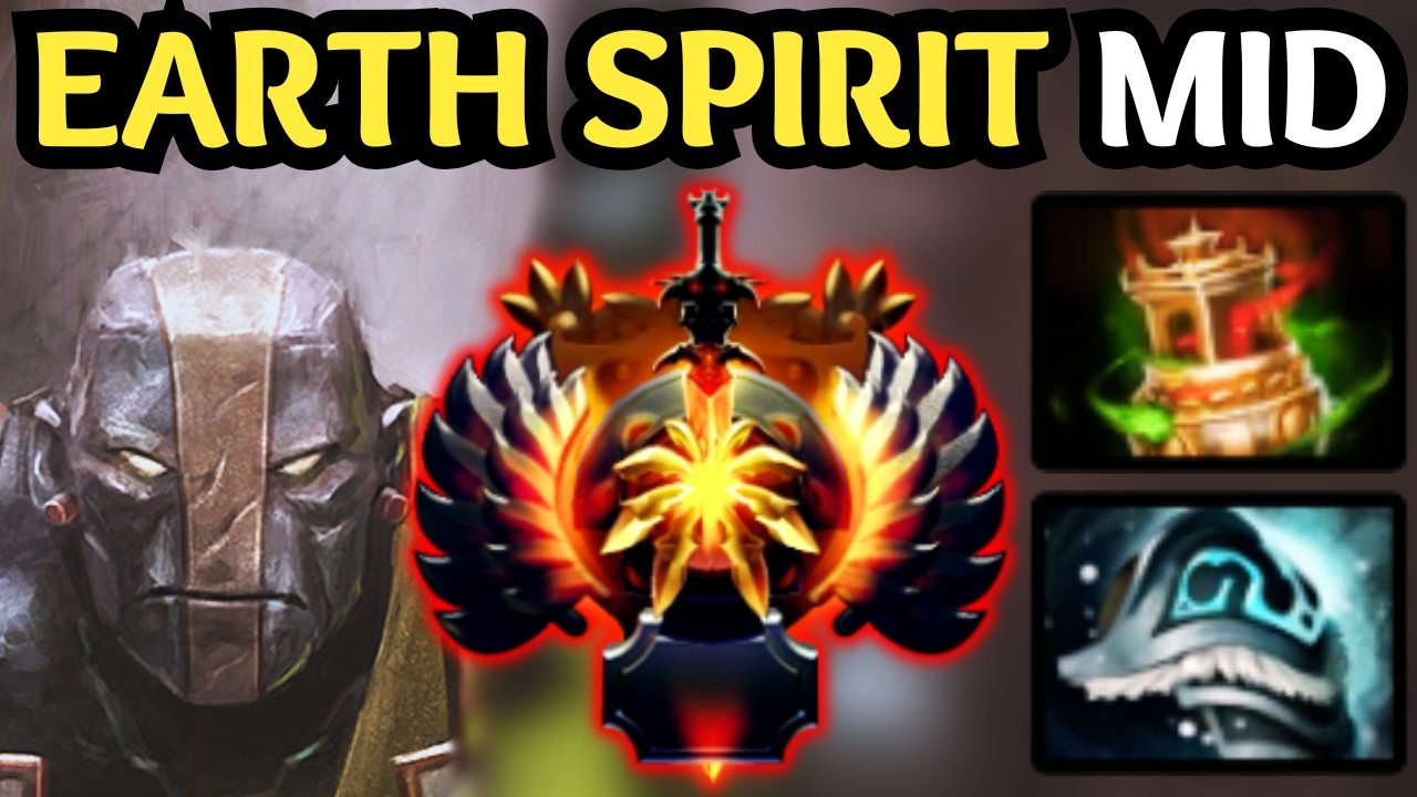 🔥 UNSTOPPABLE EARTH SPIRIT MID — EVERY ROLL MATTERS 🔥 DOTA 2