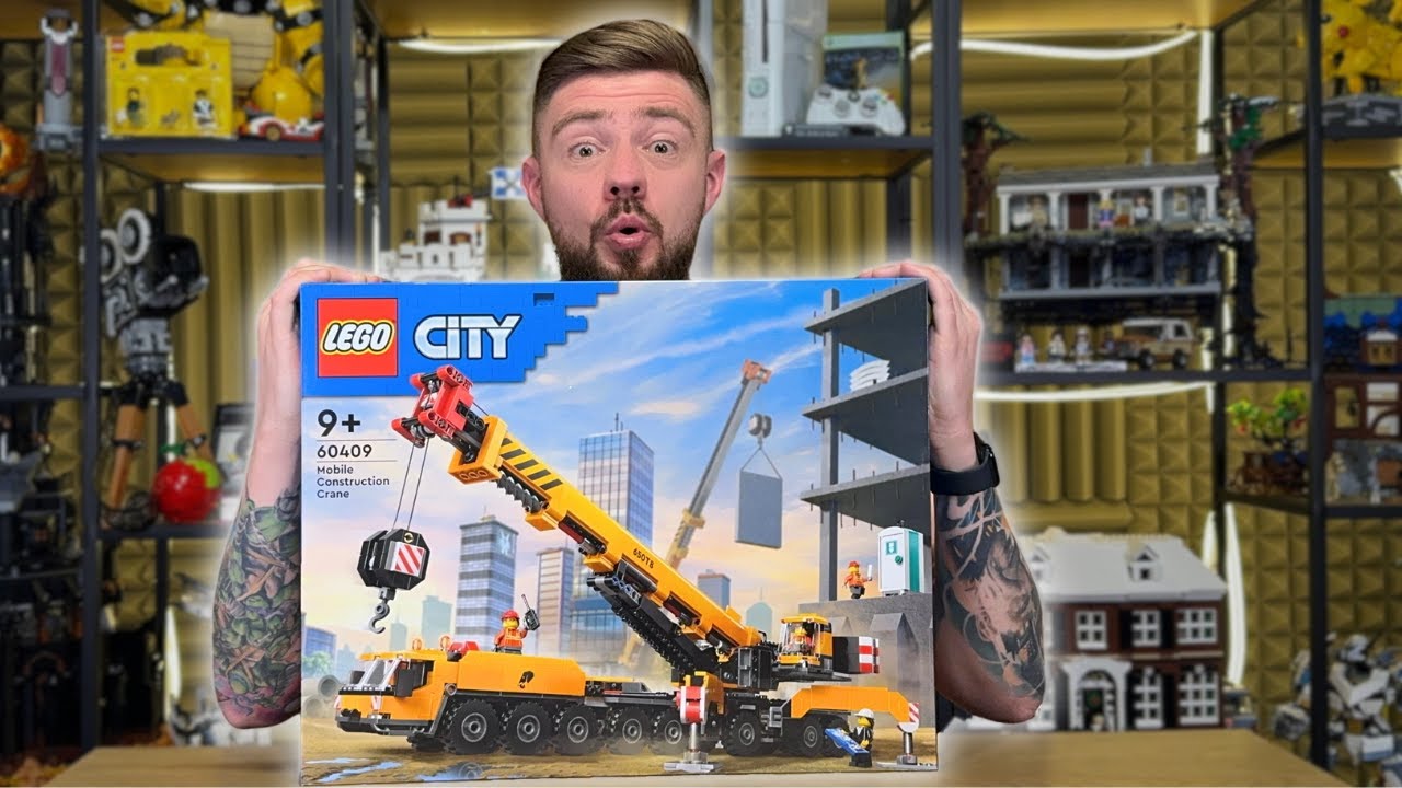 ŻÓŁTY RUCHOMY ŻURAW 🏗️ LEGO CITY 60409 RECENZJA
