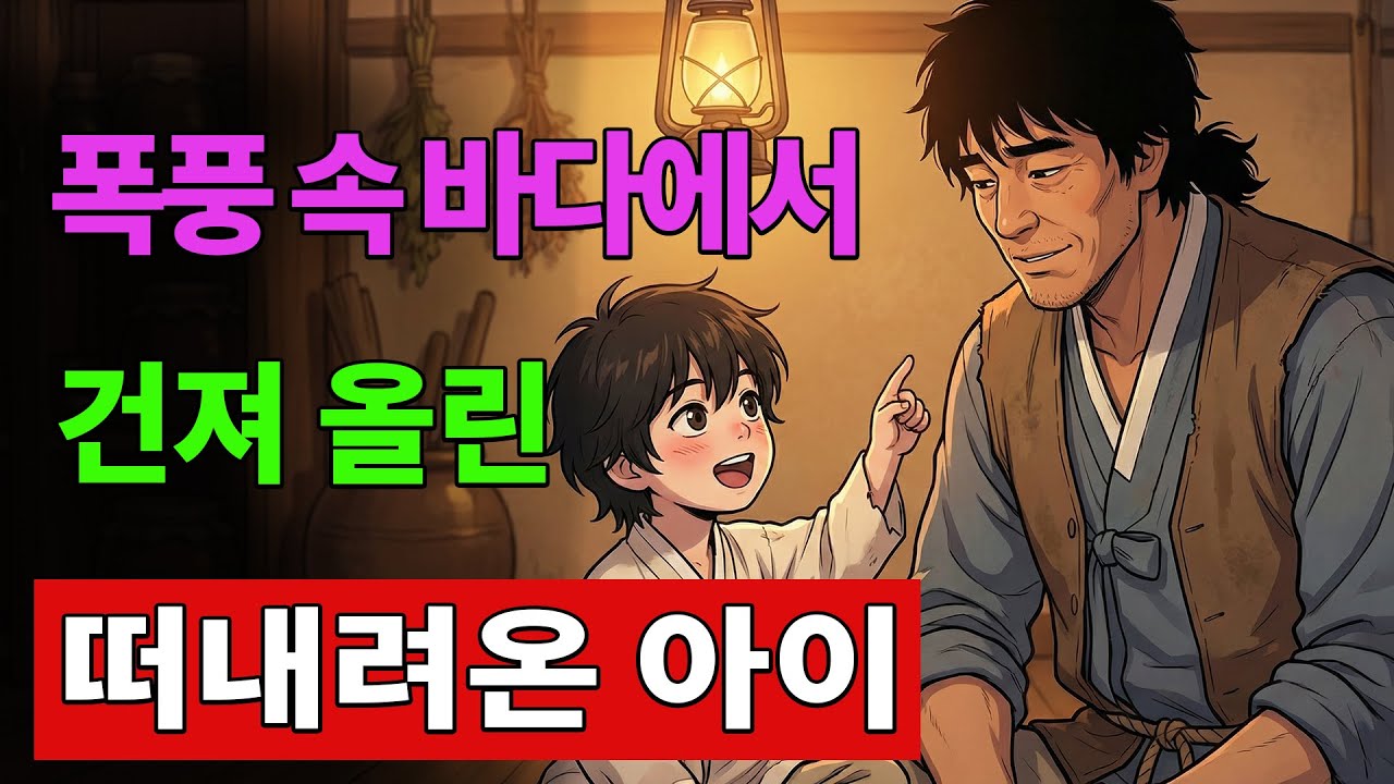 바다 동굴에 떠밀려온 아이를 키운 소금꾼… 그 아이의 정체는  조선 야담 #야담 #오디오북