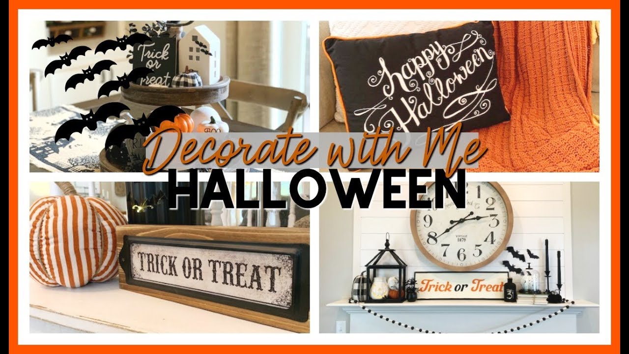 DECORATE WITH ME FOR HALLOWEEN! | HALLOWEEN HOME TOUR 2019