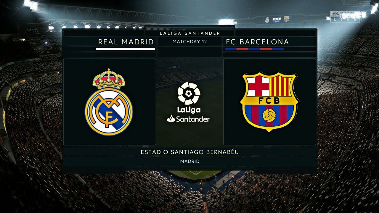 FIFA 20 | Barcelona vs Real Madrid | Laliga Gameplay | - PS4