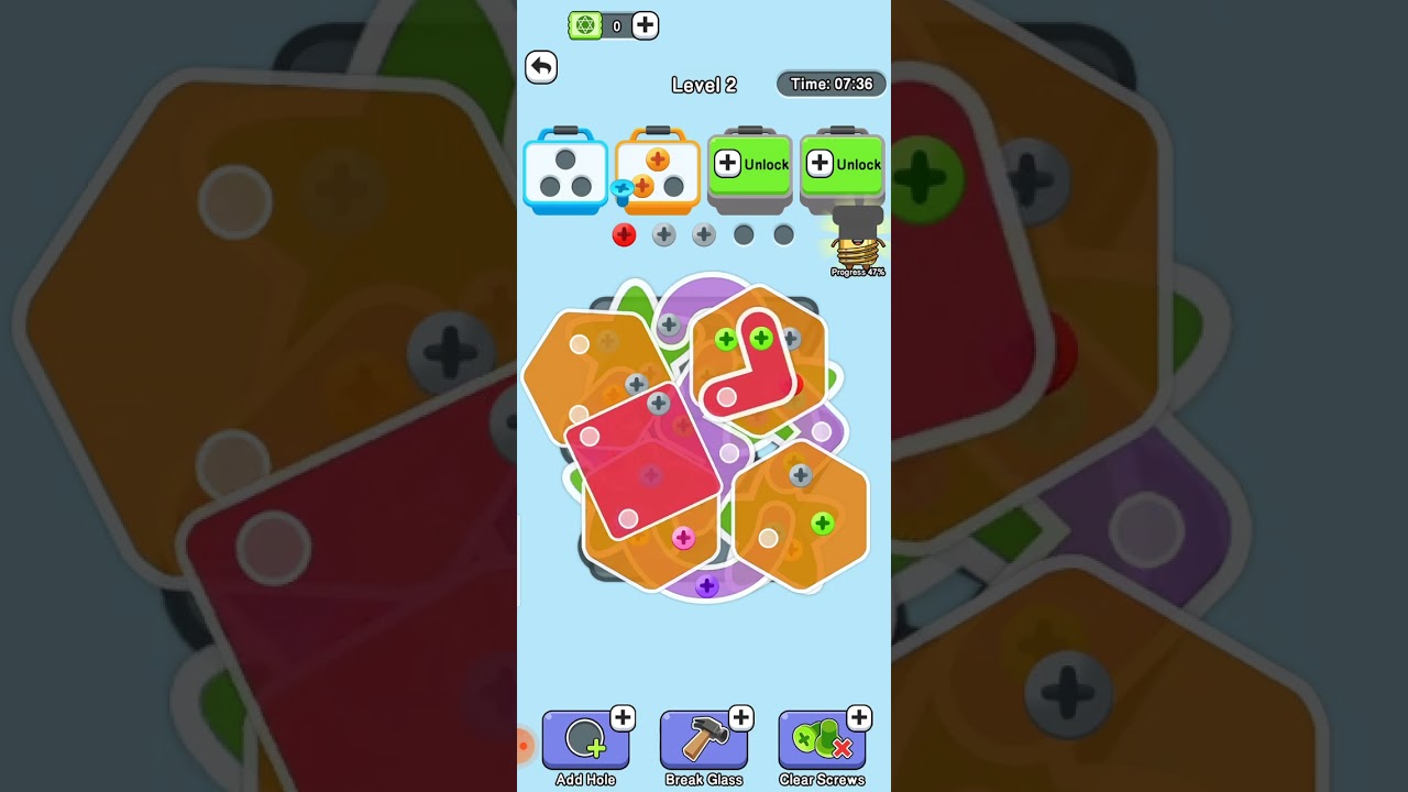 Screw Pin Jam Puzzle Level 2 Solution Walkthrough