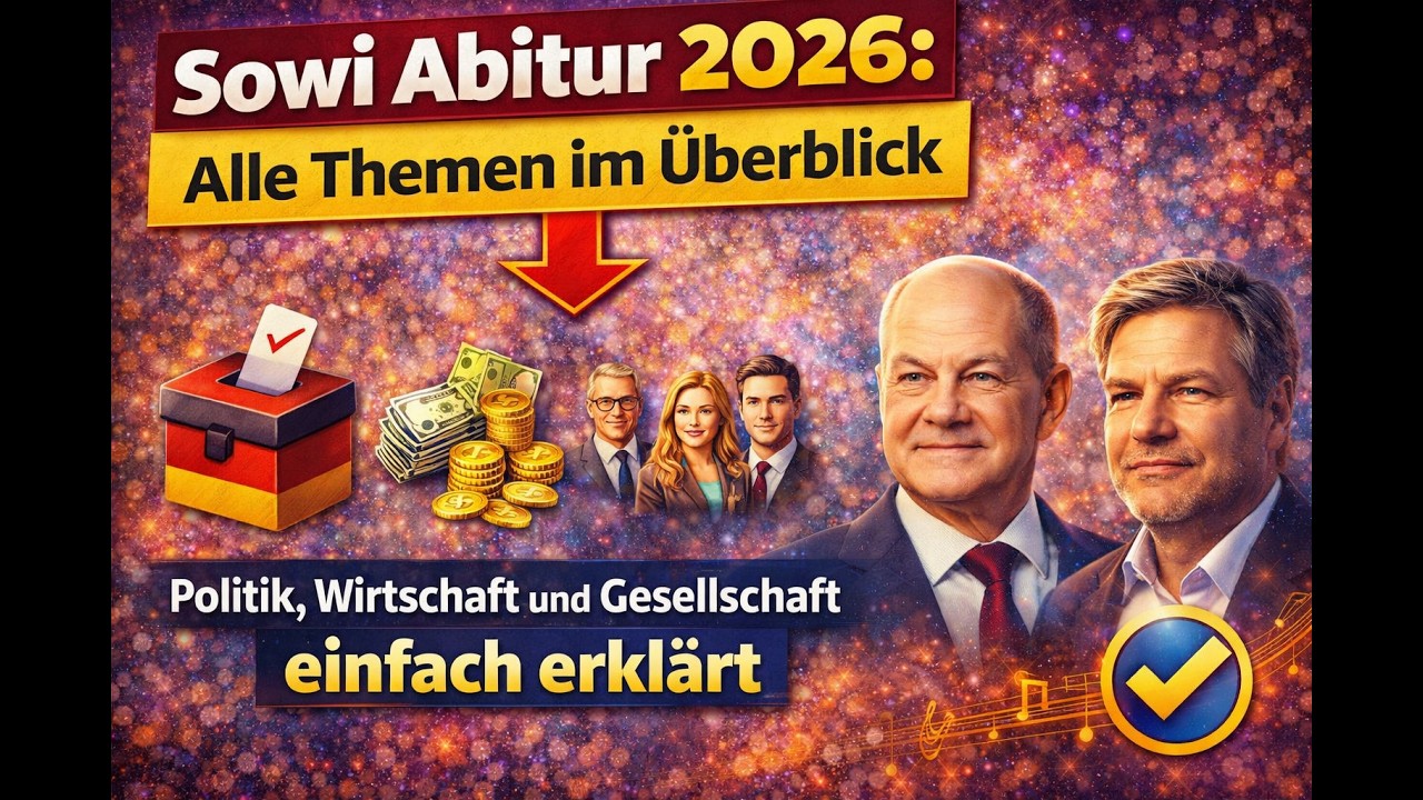 SoWi Abitur 2026: Der komplette Guide (Wirtschaft, Politik & Analyse)- Wirtschaft Abitur 2026