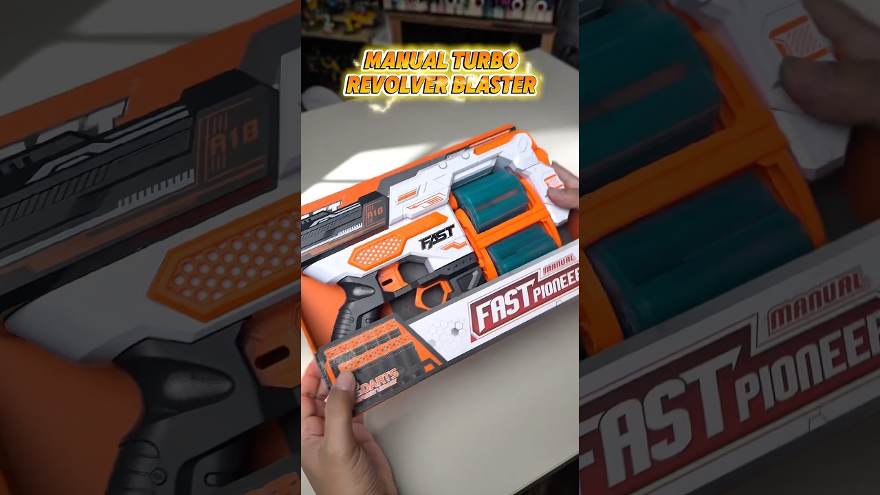 Seru Banget Main Fast Pioneer Manual Turbo Revolver Blaster !!