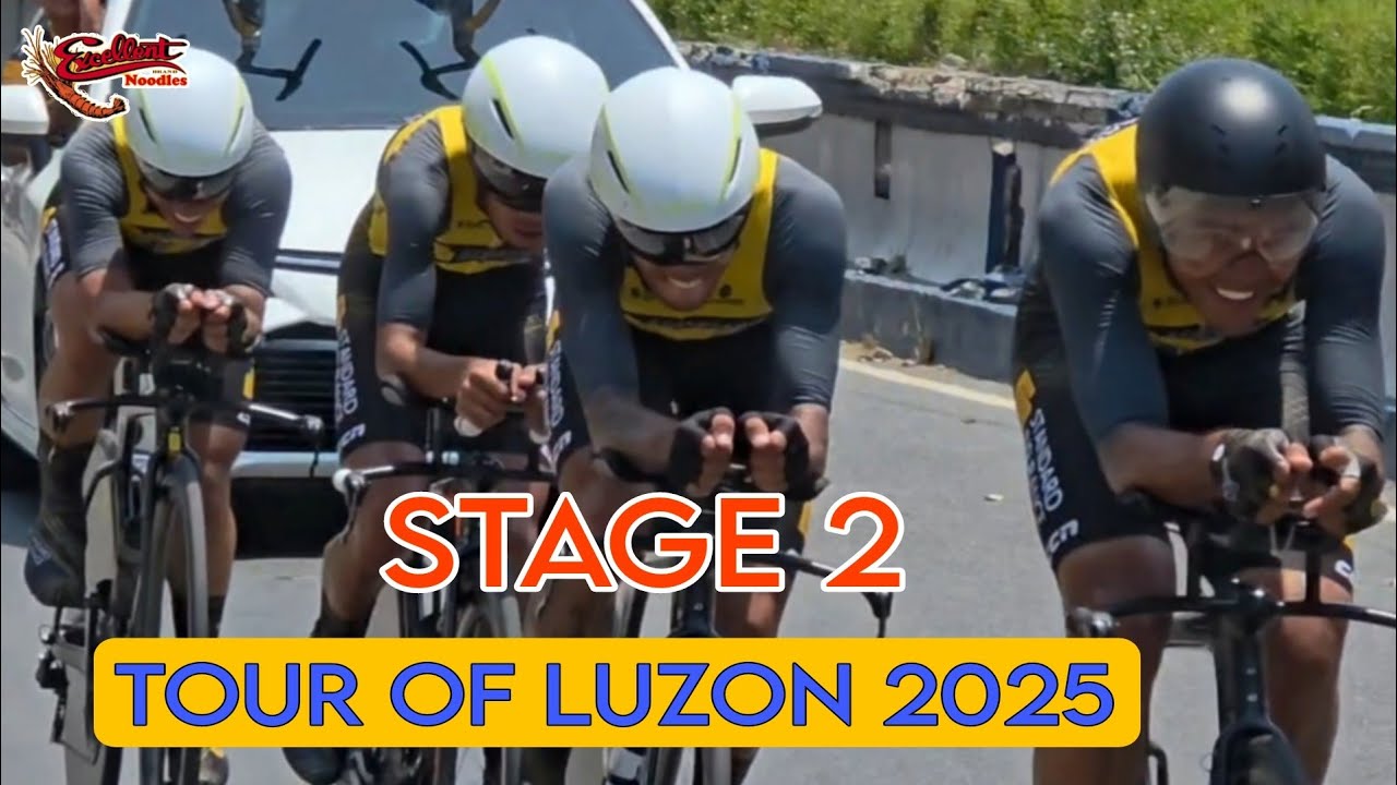 TOUR OF LUZON 2025 STAGE 2 TEAM TIME TRIAL 60 km Mga Pinoy Bumawi sa mga Foreigner