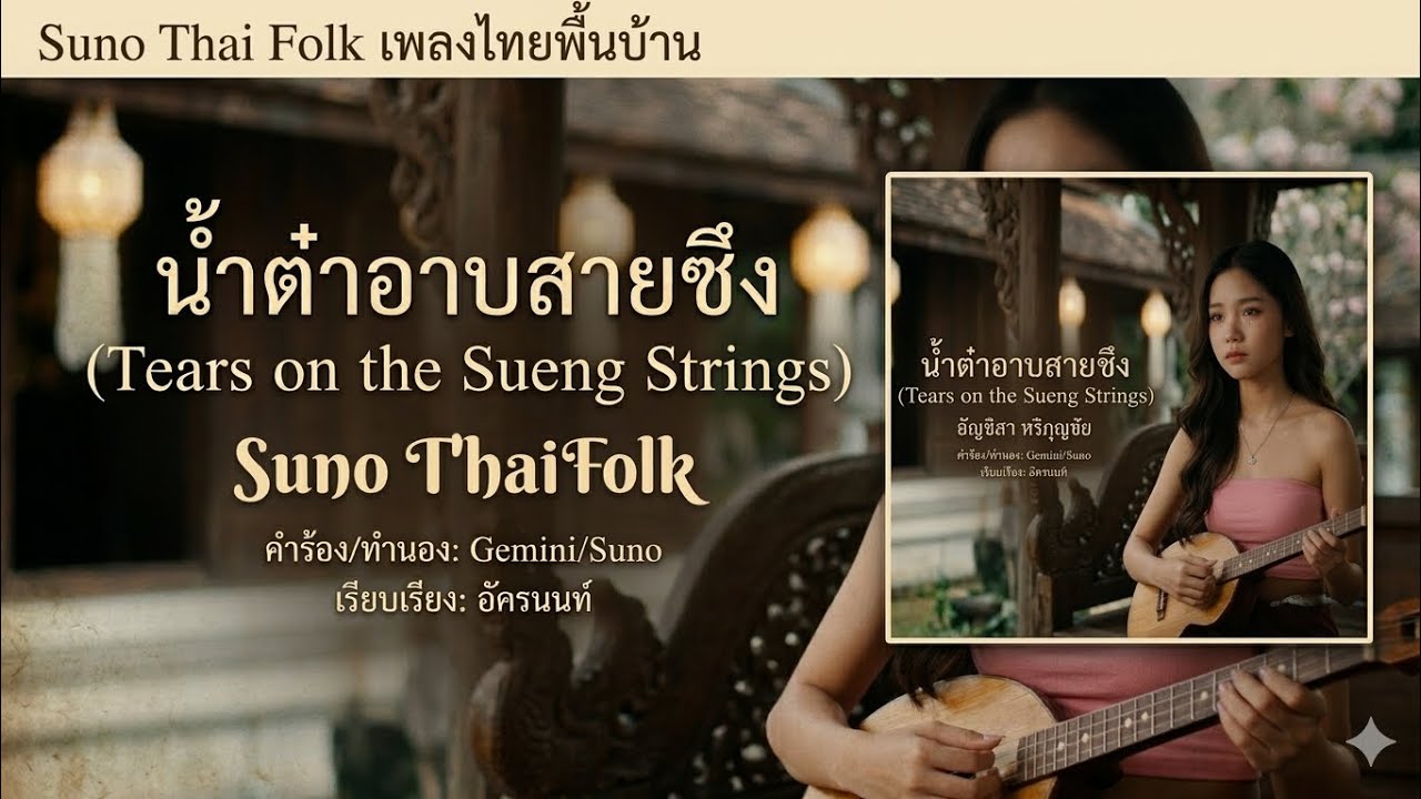 🎶น้ำต๋าอาบสายซึง – บทเพลงรำพันรักแห่งล้านนา🎶 - อัญชิสา หริภุญชัย | ภาษาเหนือ 【Official】